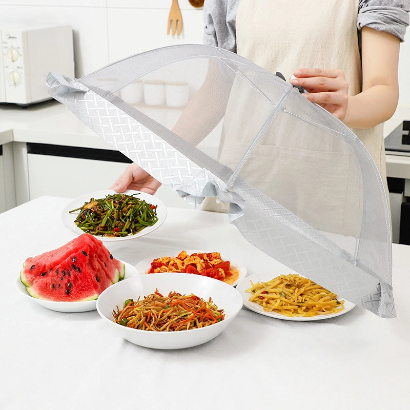 Minimalist Solid Color Polyester Food Cover