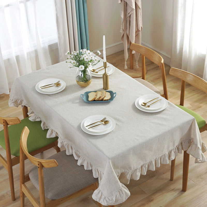 Solid Color Cotton Tablecloths