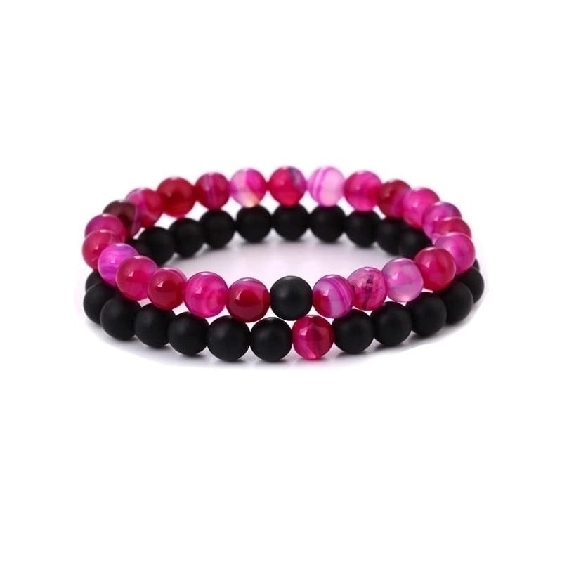 Fashion Letter Natural Stone No Inlaid In Bulk