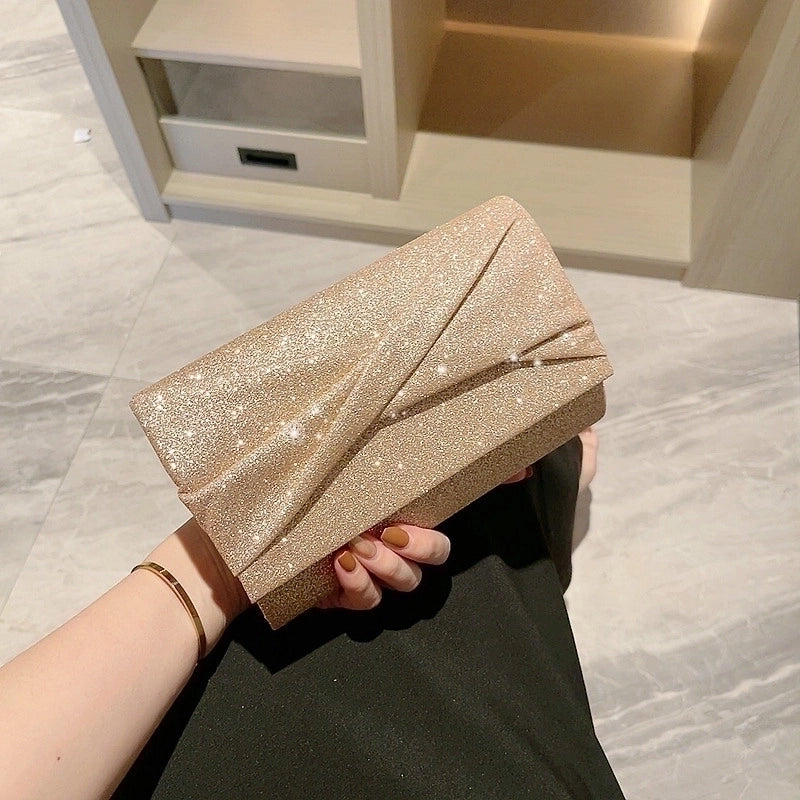 Pu Leather Solid Color Clutches