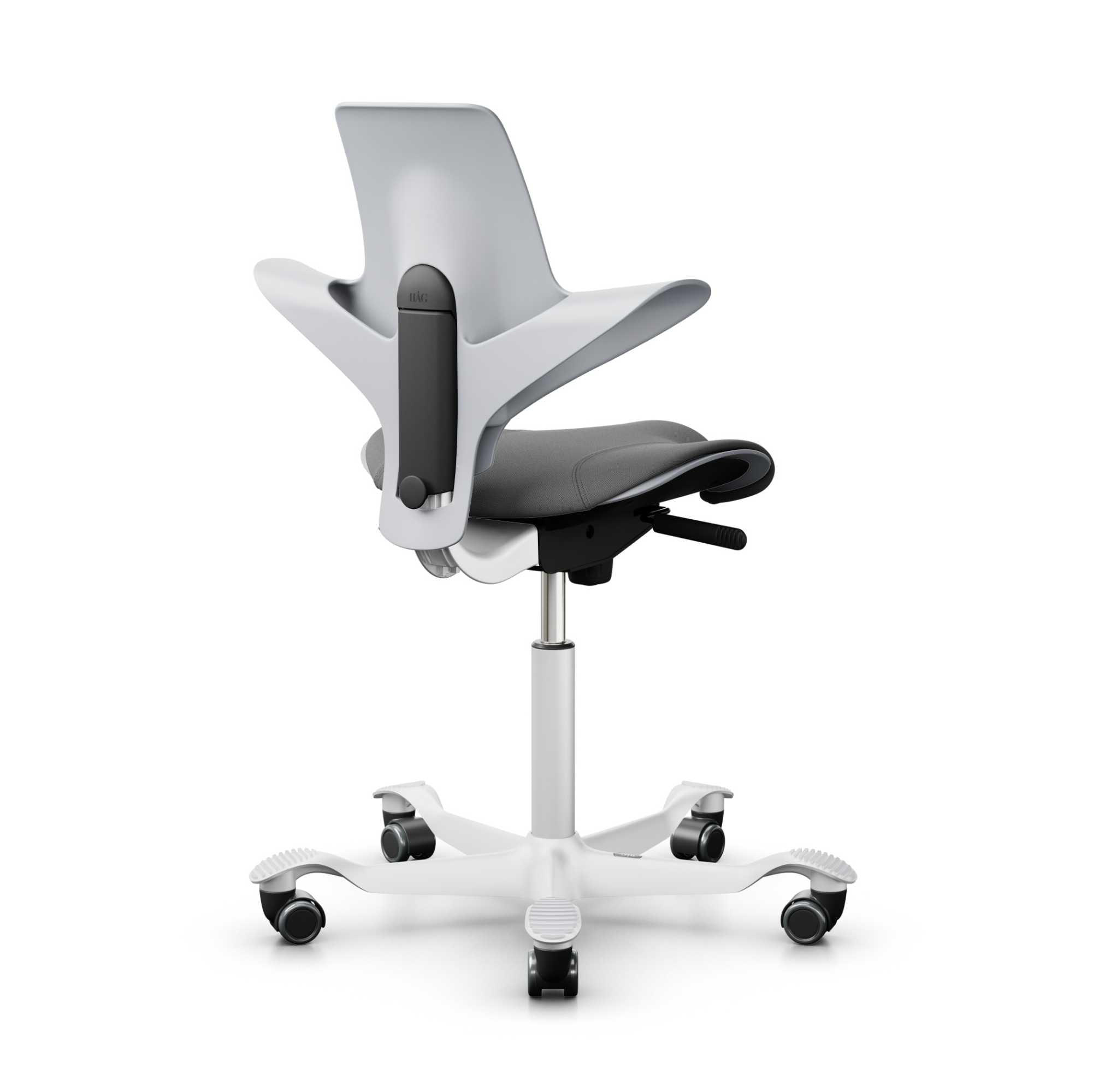 HAG Capisco Puls 8020 ergonomic chair. Camira NEX001