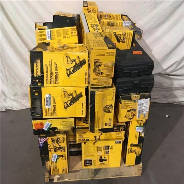 🎁2025  Amazon Customer Returns Tool Pallets Online⭐Buy 7 FOOT TALL “MONSTER” PALLETS Online