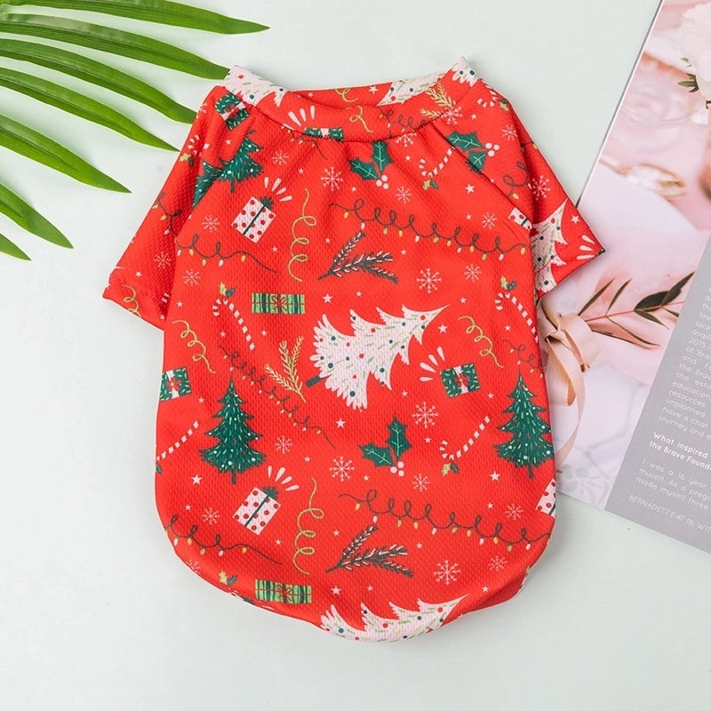 Casual Polyester Christmas Animal Snowman Pet Accessories 1 Piece