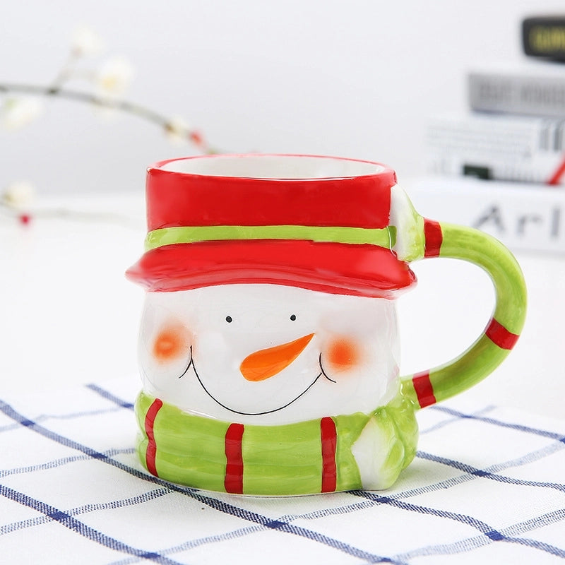 Christmas Cute Vacation Cartoon Ceramics Water Bottles 1 Piece