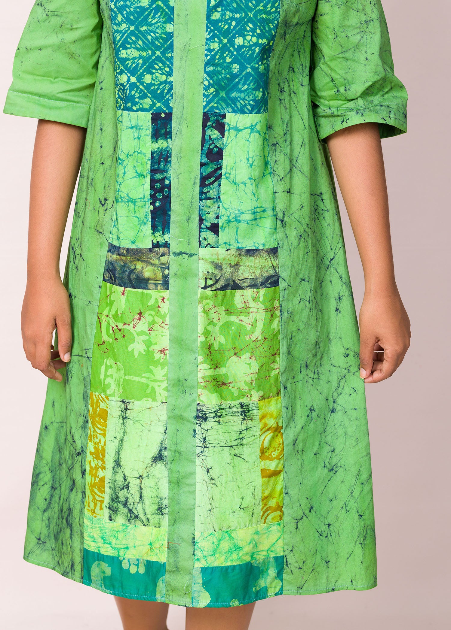 Mix Patchwork Batik Dress