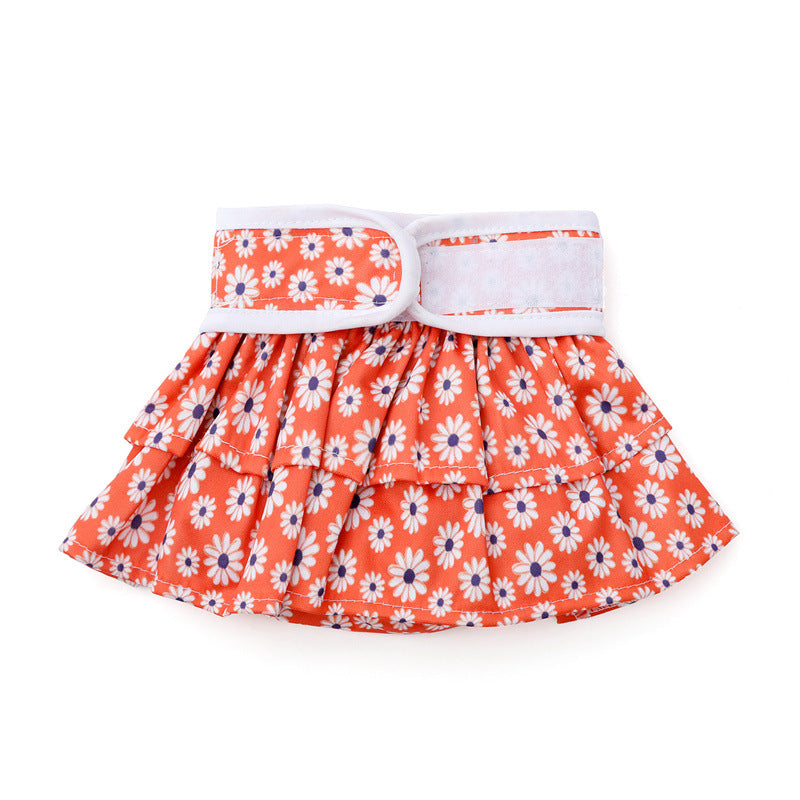 Reusable Printed Dog Cat Diaper Pants