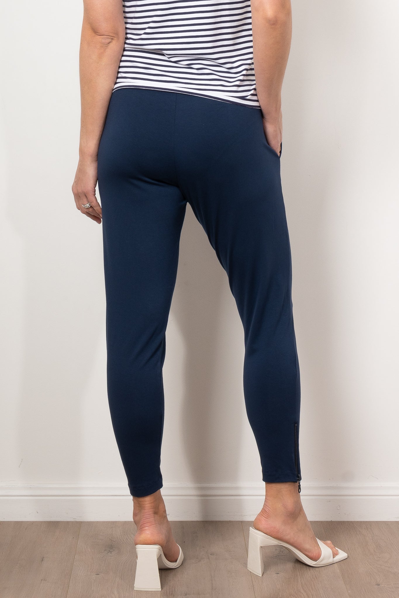 Mela Purdie Zip Stiletto Pant Matte Jersey