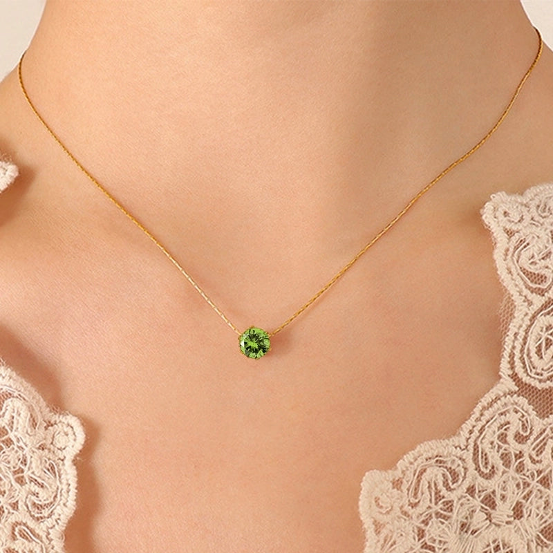Elegant Geometric 304 Stainless Steel Plating Pendant Necklace