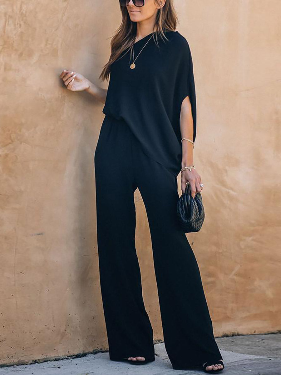 Sexy Strapless Loose Jumpsuit