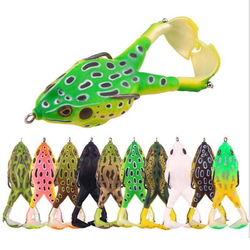 Double Propeller Frog Soft Bait