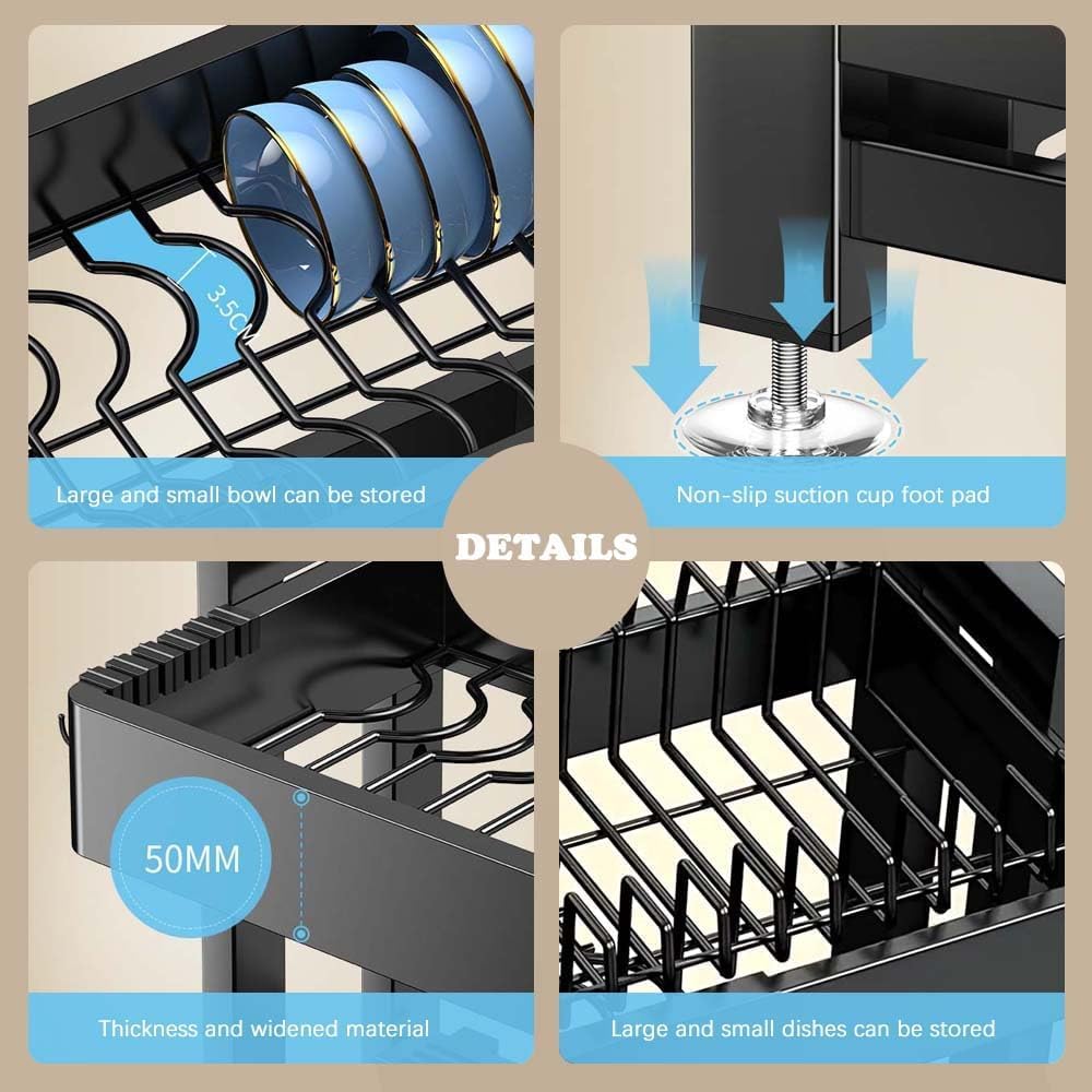 Adjustable Kitchen Sink Rack. Kitchen Over the Sink Rack Extendable