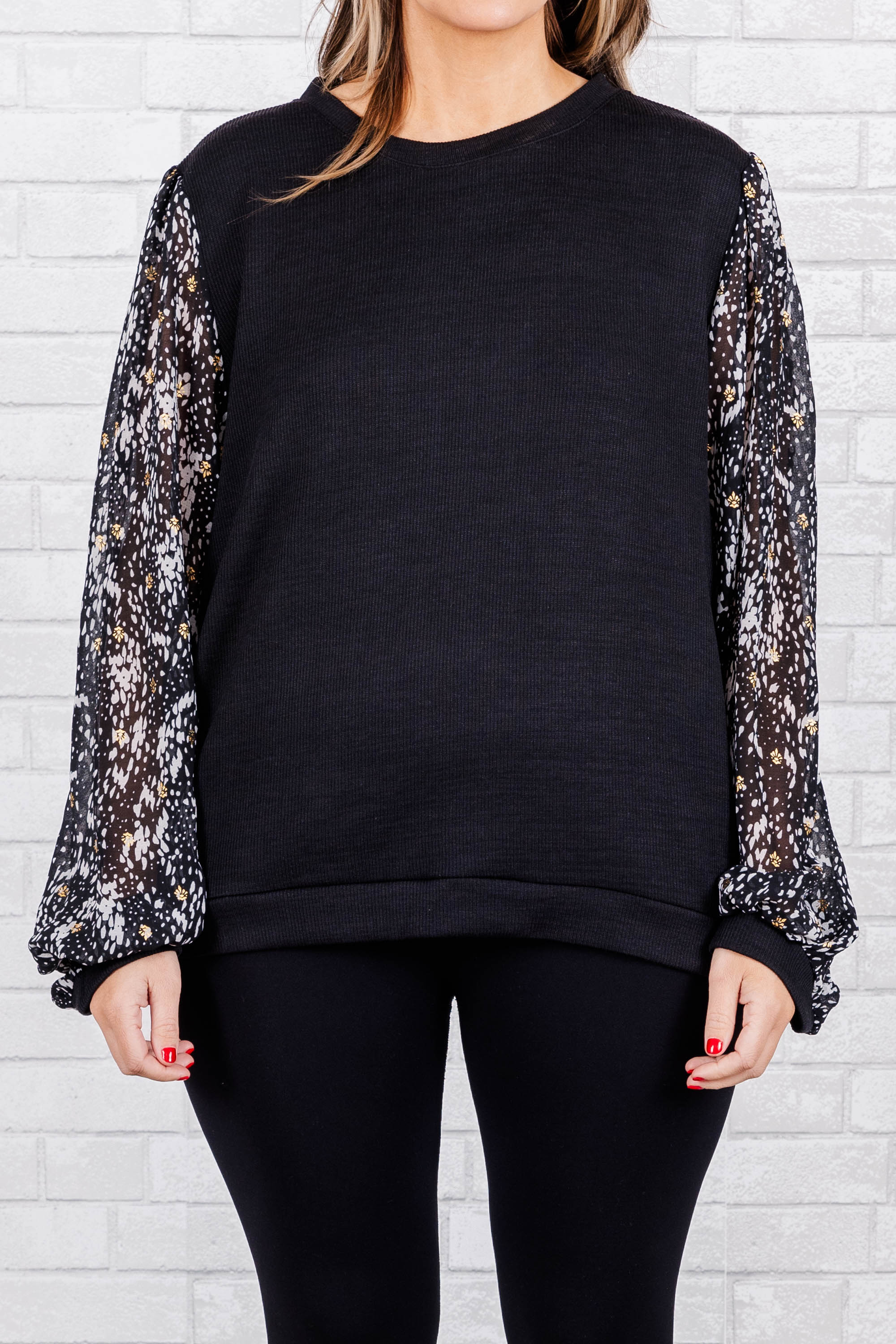 The Radiant Babe Top. Black