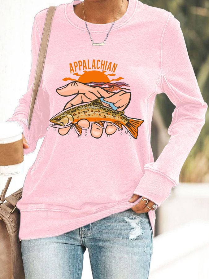 Women's Appalachia Strong Print Sweatshirt