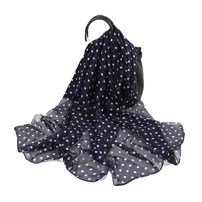 Sand Scarf Summer Small Scarf Dual-use Small Scarf Classic Leopard Chiffon Scarf Women Thin Shawl