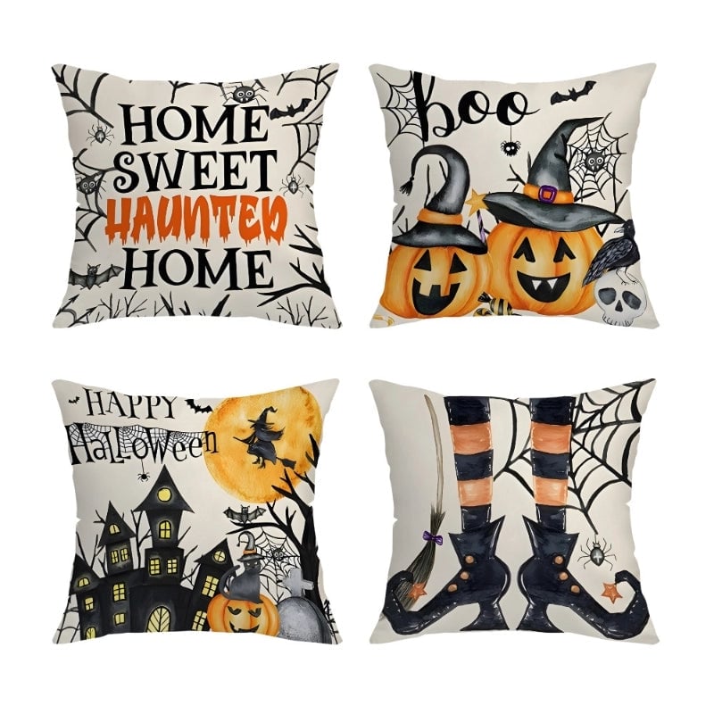Halloween  Pumpkin Letter Couch & Sofa Decor