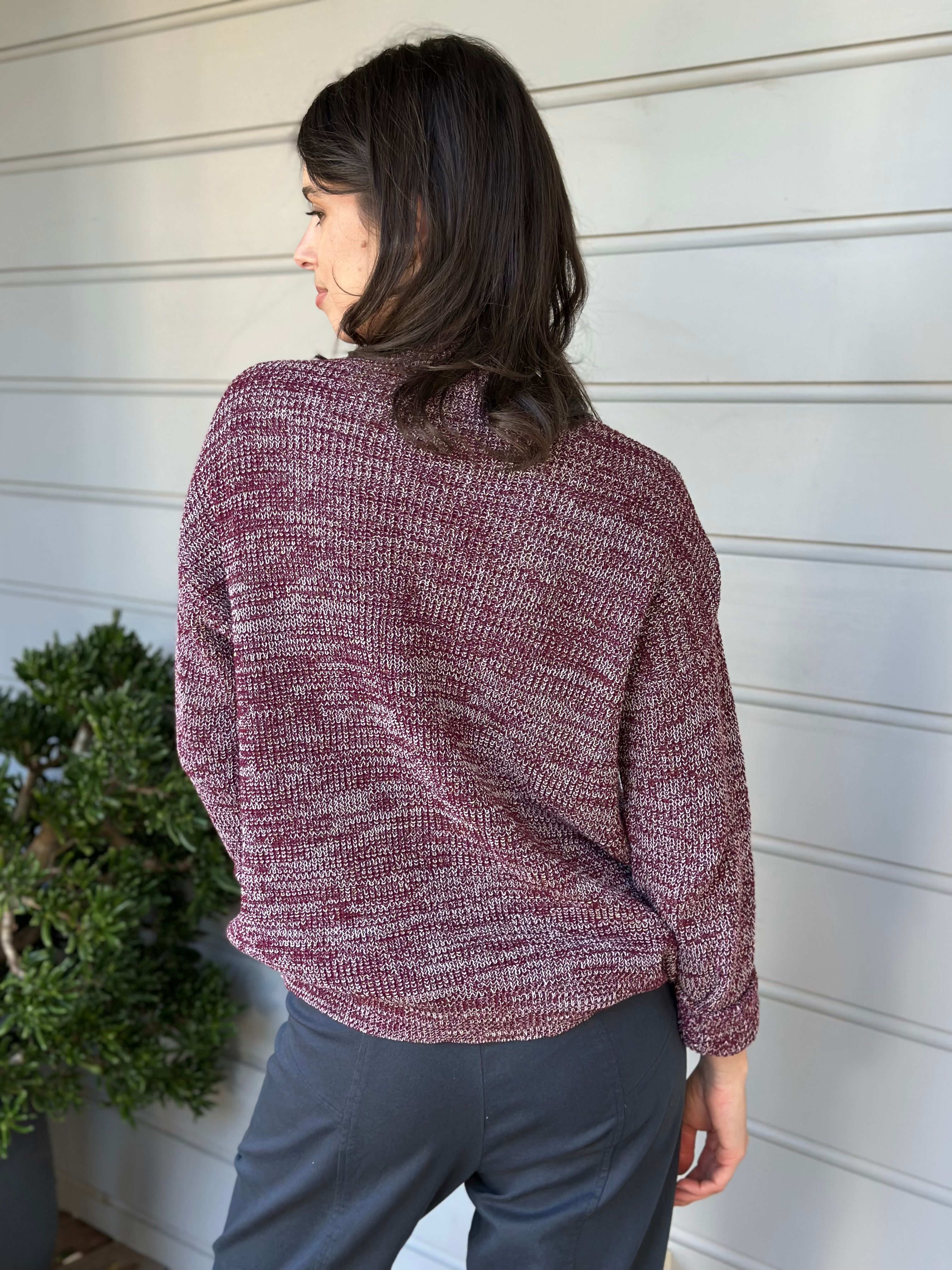 lucas cardi - wine/white blend cotton