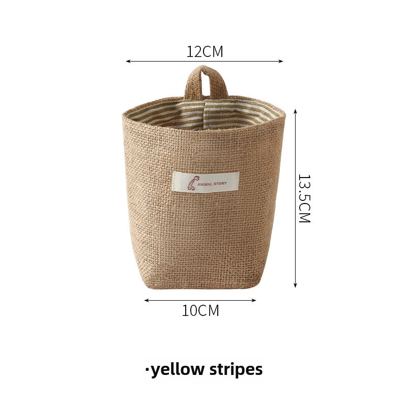 Hanging Bag Wall Hanging Dormitory Bed Mini Small Linen Bag Upper Bed Bedside Bedside Mobile Phone Door Back Storage Bag