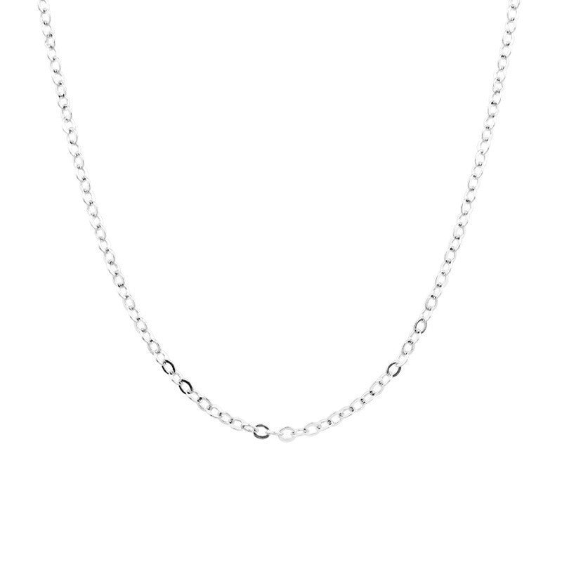 Minimalist Shiny Round Water Droplets Bow Knot Copper Plating Inlay Zircon Silver Plated Pendant Necklace Necklace Pendant