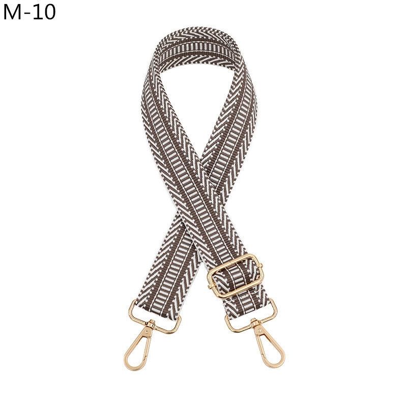 All Seasons Polyester Color Block Bag Strap