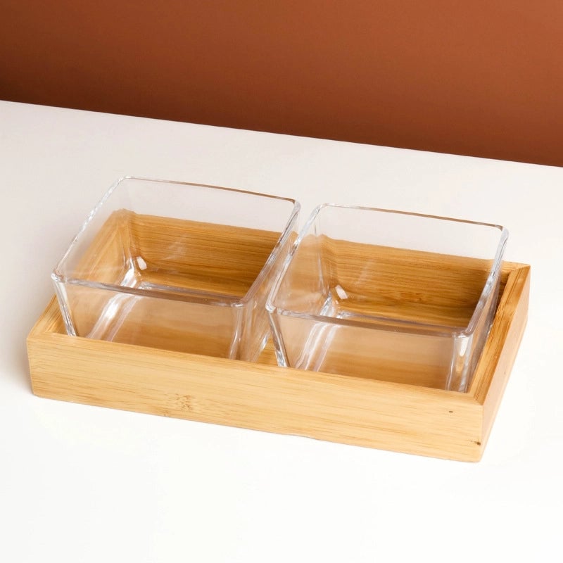 Casual Preppy Style Solid Color Glass Fruit Plate 1 Piece 1 Set