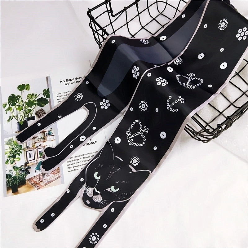 Scarf (1 Flower Cat) Nhmn0006-1-flower-cat