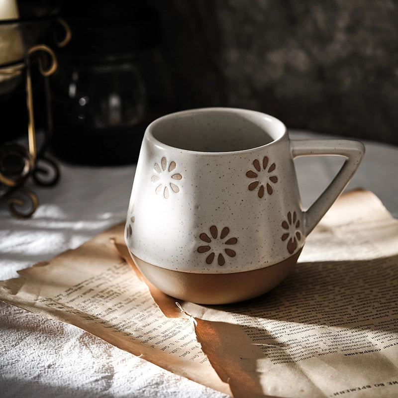 Casual Vacation Solid Color Ceramics Mug 1 Piece