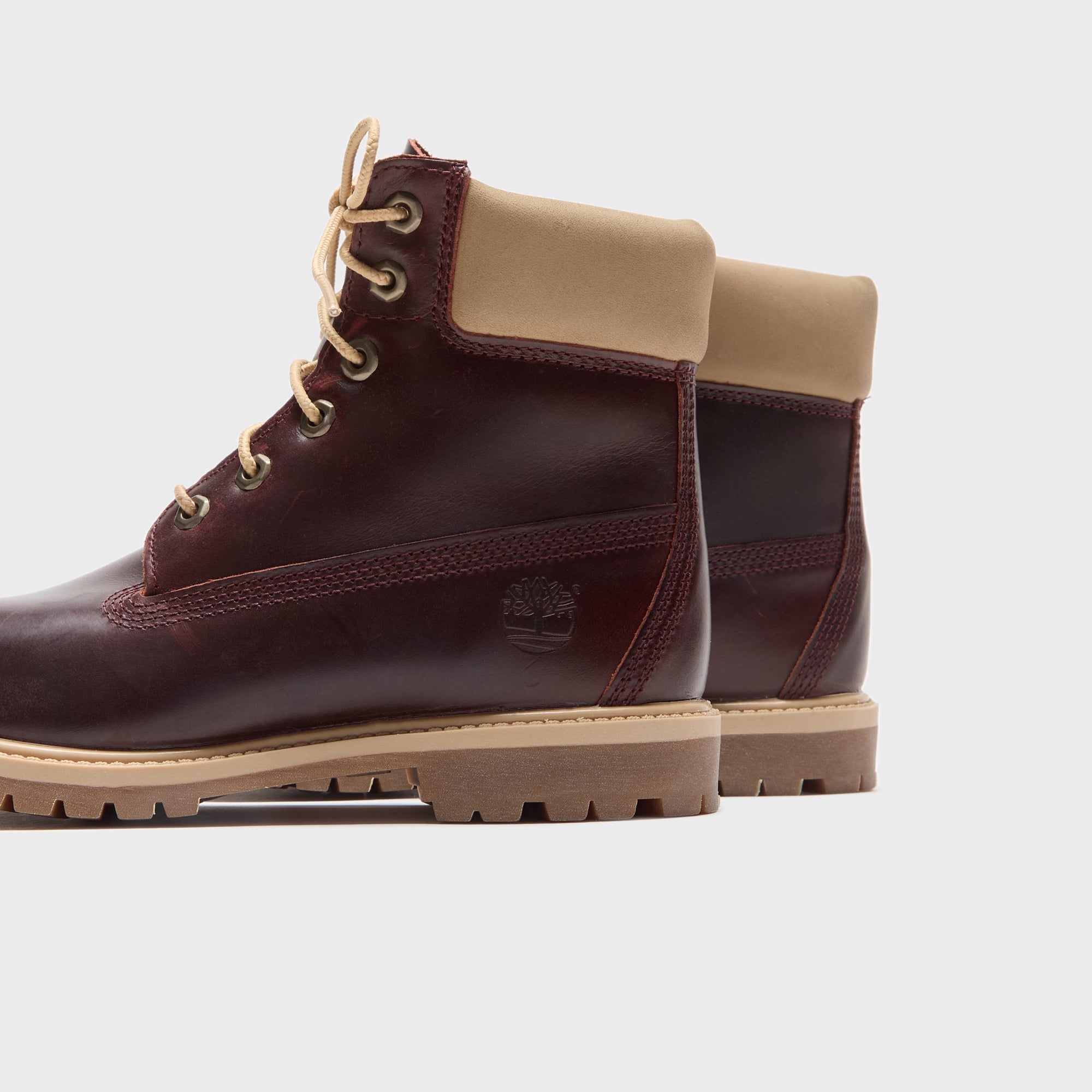 Timberland Premium 6-Inch Lace Up Boot - Burgundy