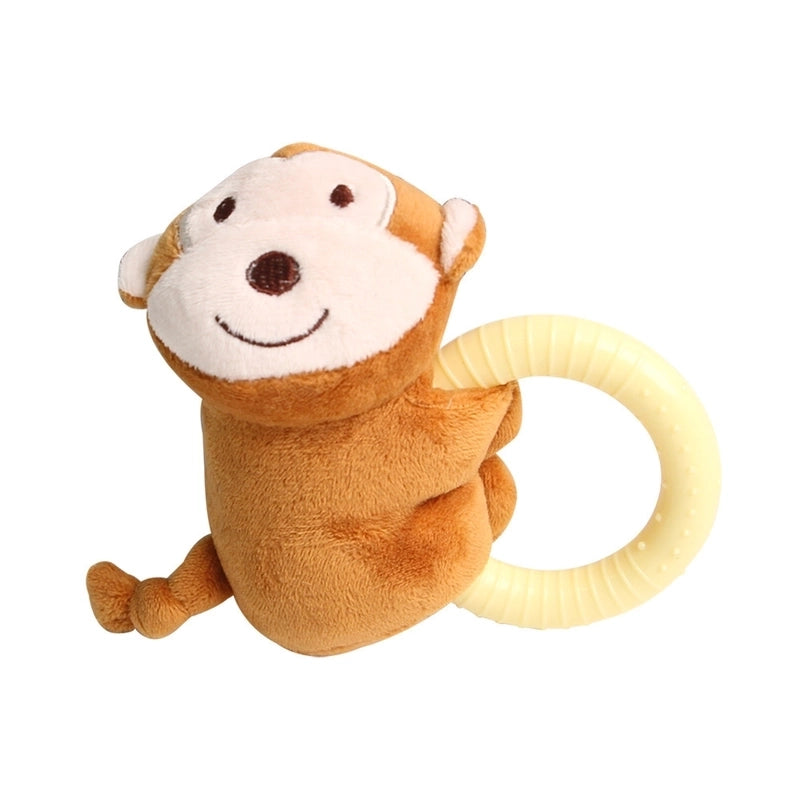 Cute Dog Teething Corduroy Sounding Plush Toy