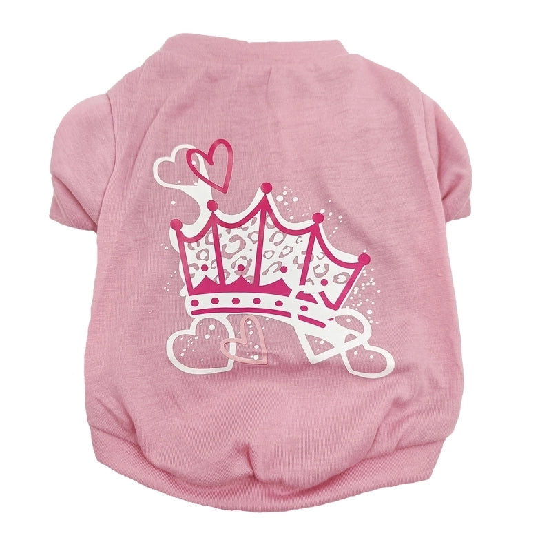 Pet Supplies Pet Clothes Dog Clothing Spring-summer New Type Pet Dog Clothes Vest T-shirt