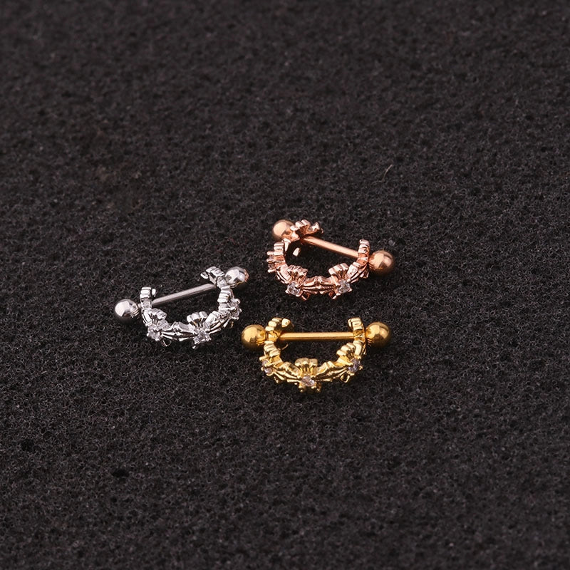 Ear Cartilage Rings & Studs Exaggerated U Shape Metal