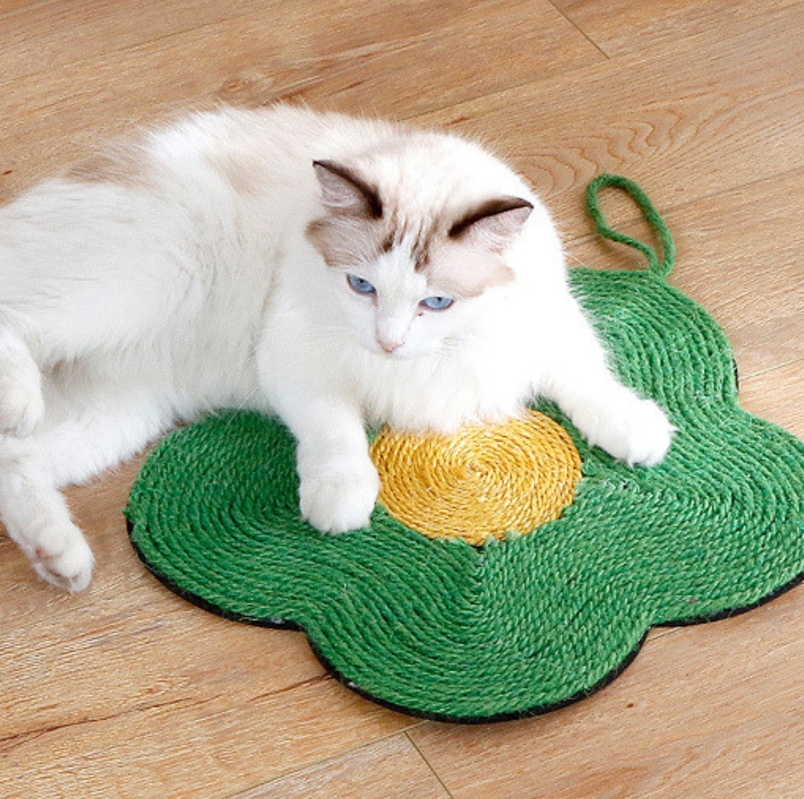 Hangable Sisal Cat Scratcher Cat Scratching Mat Toys