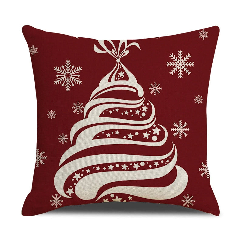 Fashion Letter Elk Polyester Pillow Cases