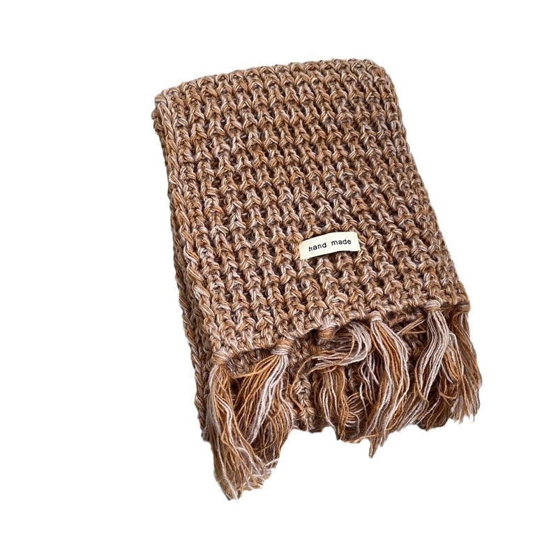 Women's Elegant Streetwear Color Block Polyester Scarf