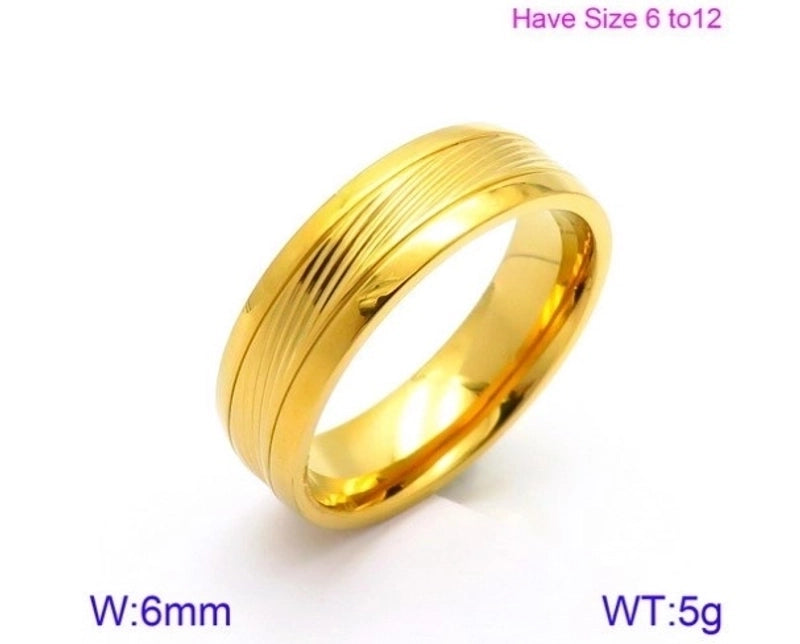 Titanium Steel 18K Gold Plated Fashion Plating Geometric