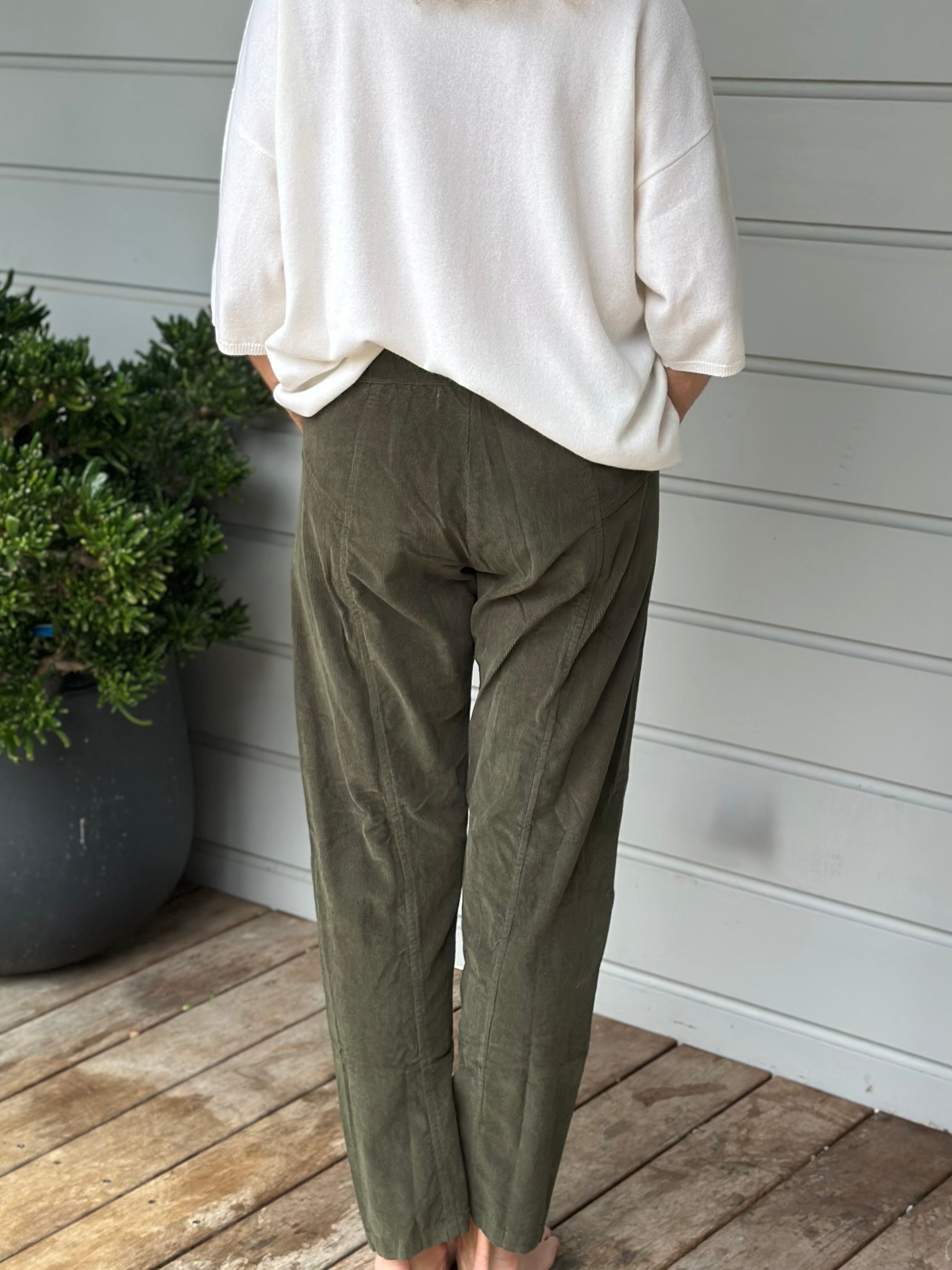 jessie pants - army cord