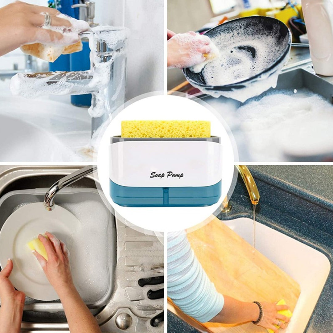 Soap Dispenser Pump With Sponge