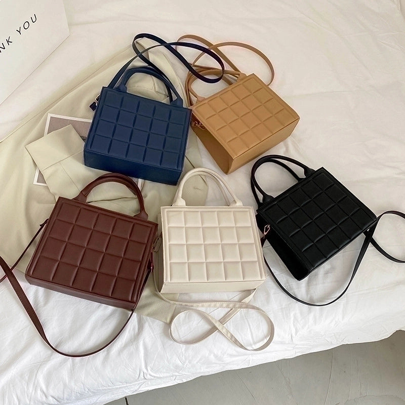Small Pu Leather  Retro Square Bag