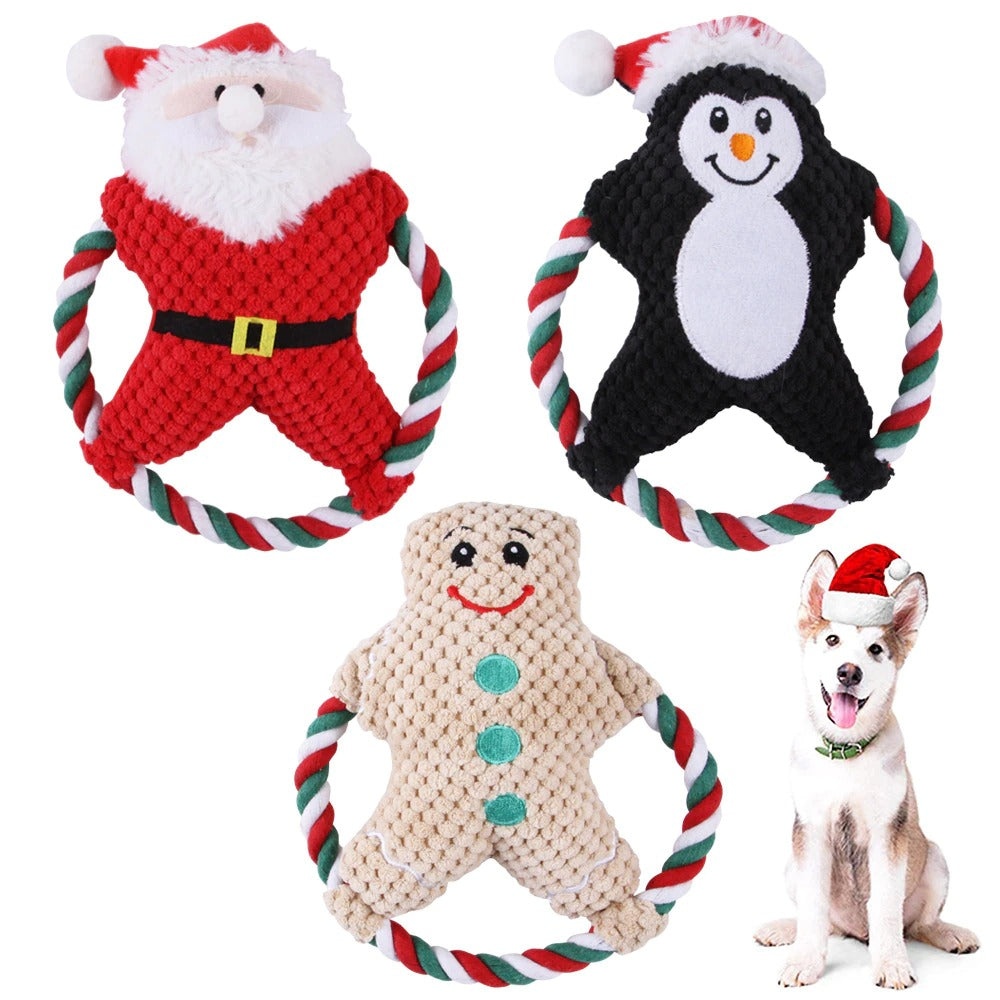 Christmas Fleece Toy Sound Dog