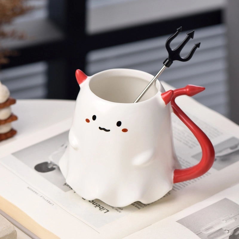 Halloween Casual Vacation Cartoon Ceramics Water Bottles 1 Piece