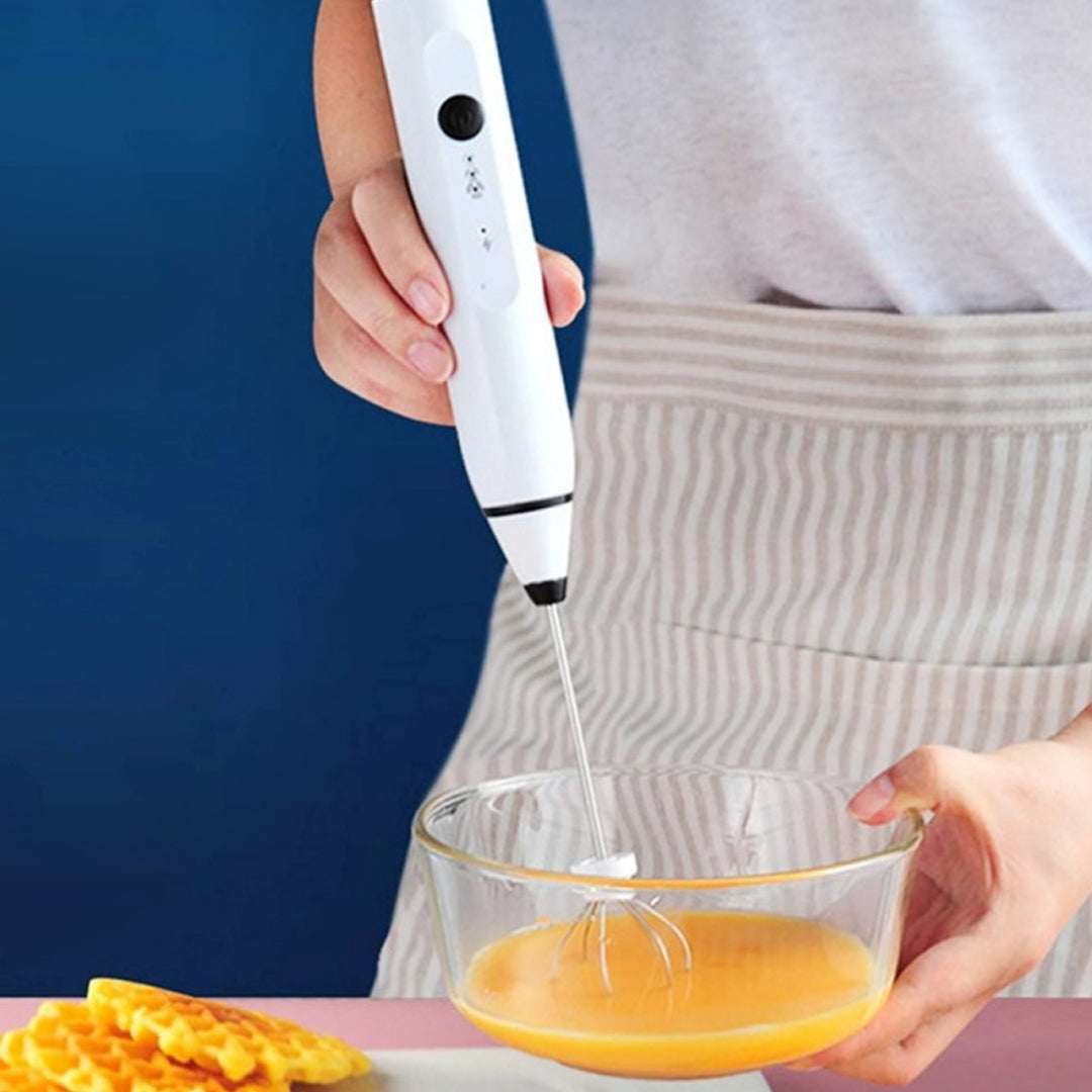 2 In 1 Coffee Egg Beater Rechargeable