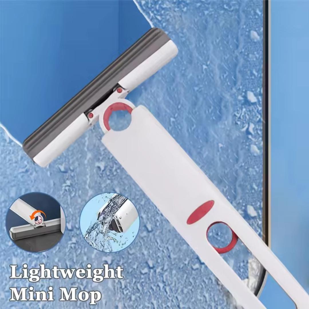 Mini Cleaning Mop. Portable Self-Squeeze Small Mop