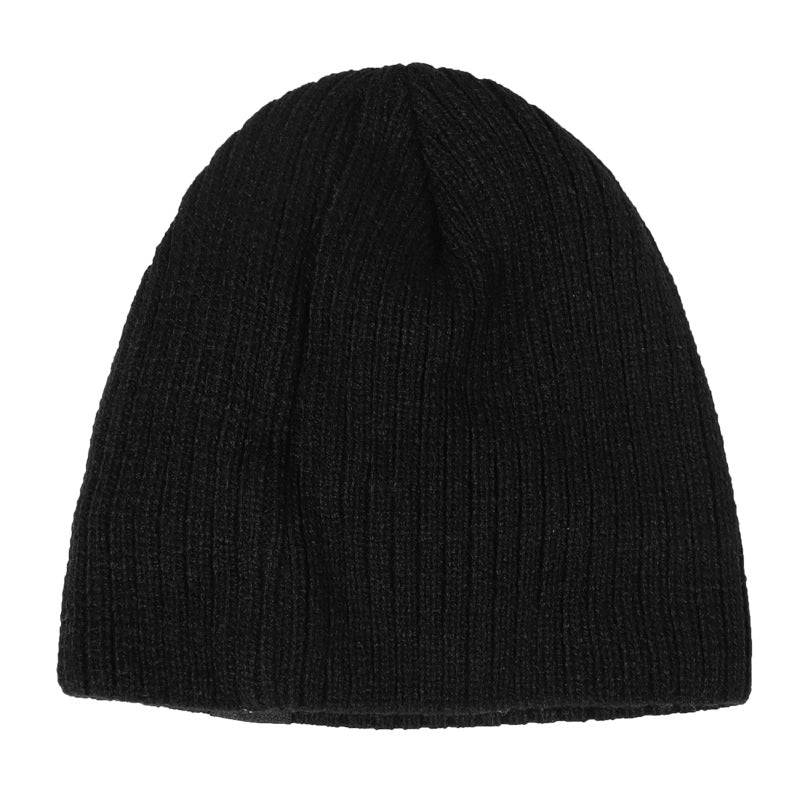 Unisex Basic Solid Color Eaveless Wool Cap