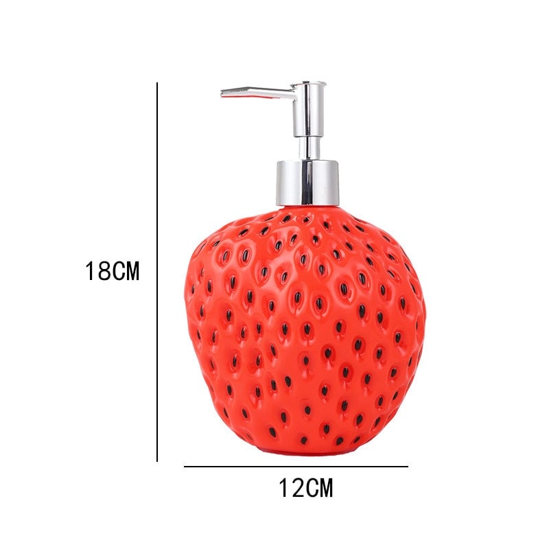 Strawberry Vinyl Storage Bottle Bathing
