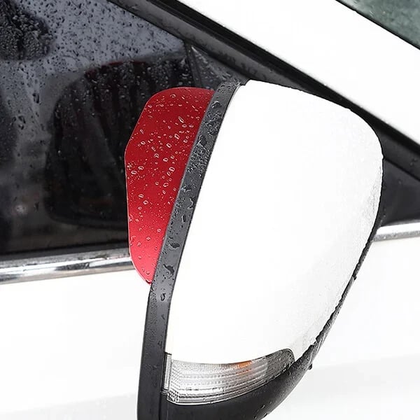 2pcs Car Rear View Mirror Rain Eyebrow Visor