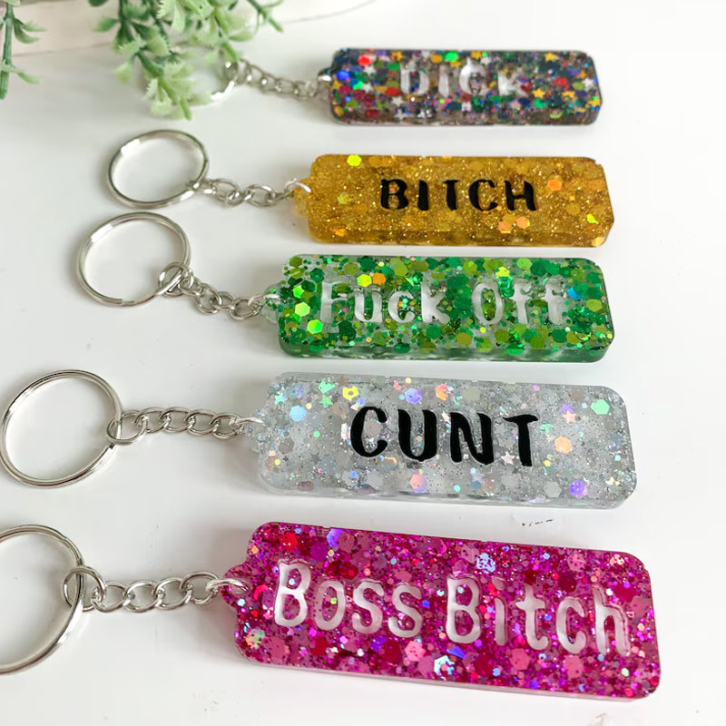 Swear Word Keychain