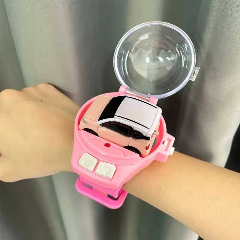 Mini Watch Speedup TeleCar . Rechargeable Watch Remote Control.