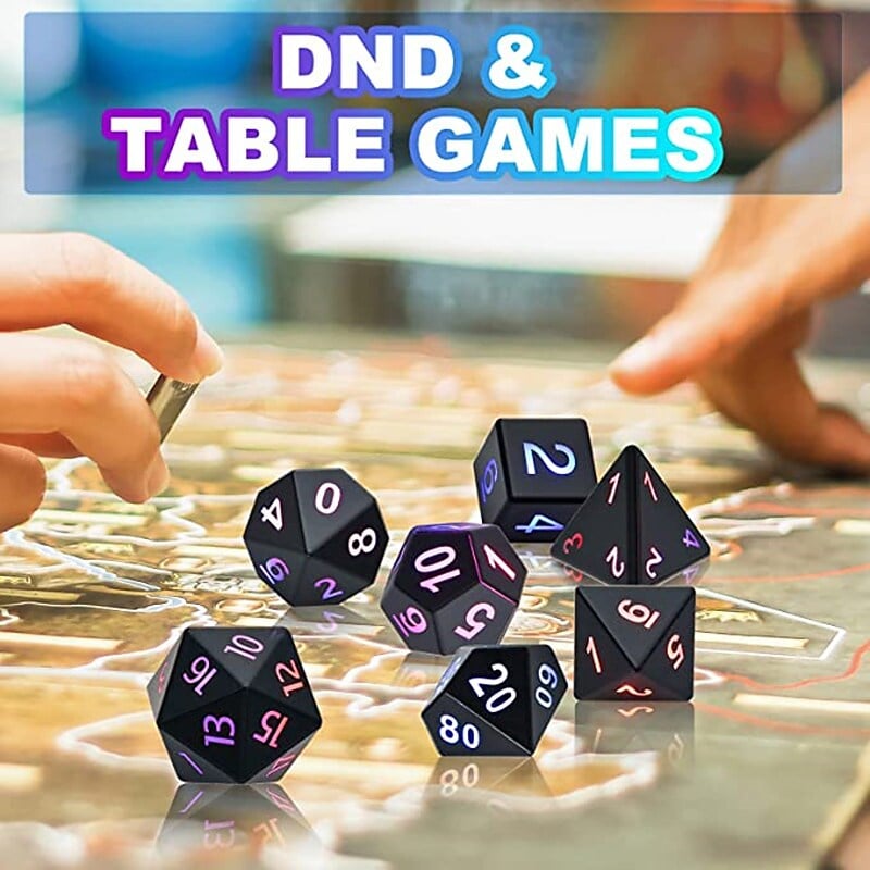 DND Dice Rechargeable with Charging Box7 PCS