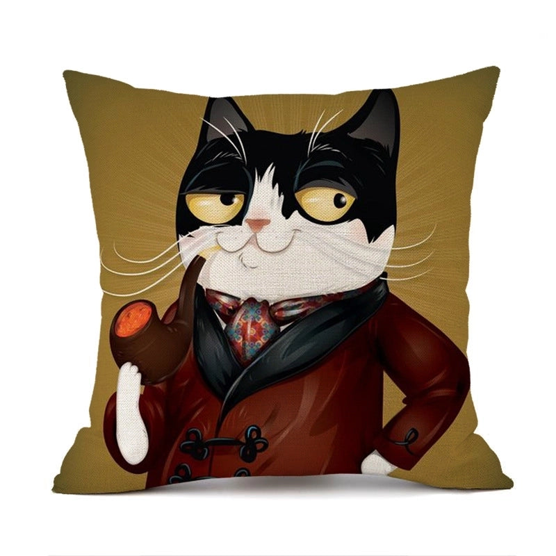 Cute Animal Linen Pillow Cases
