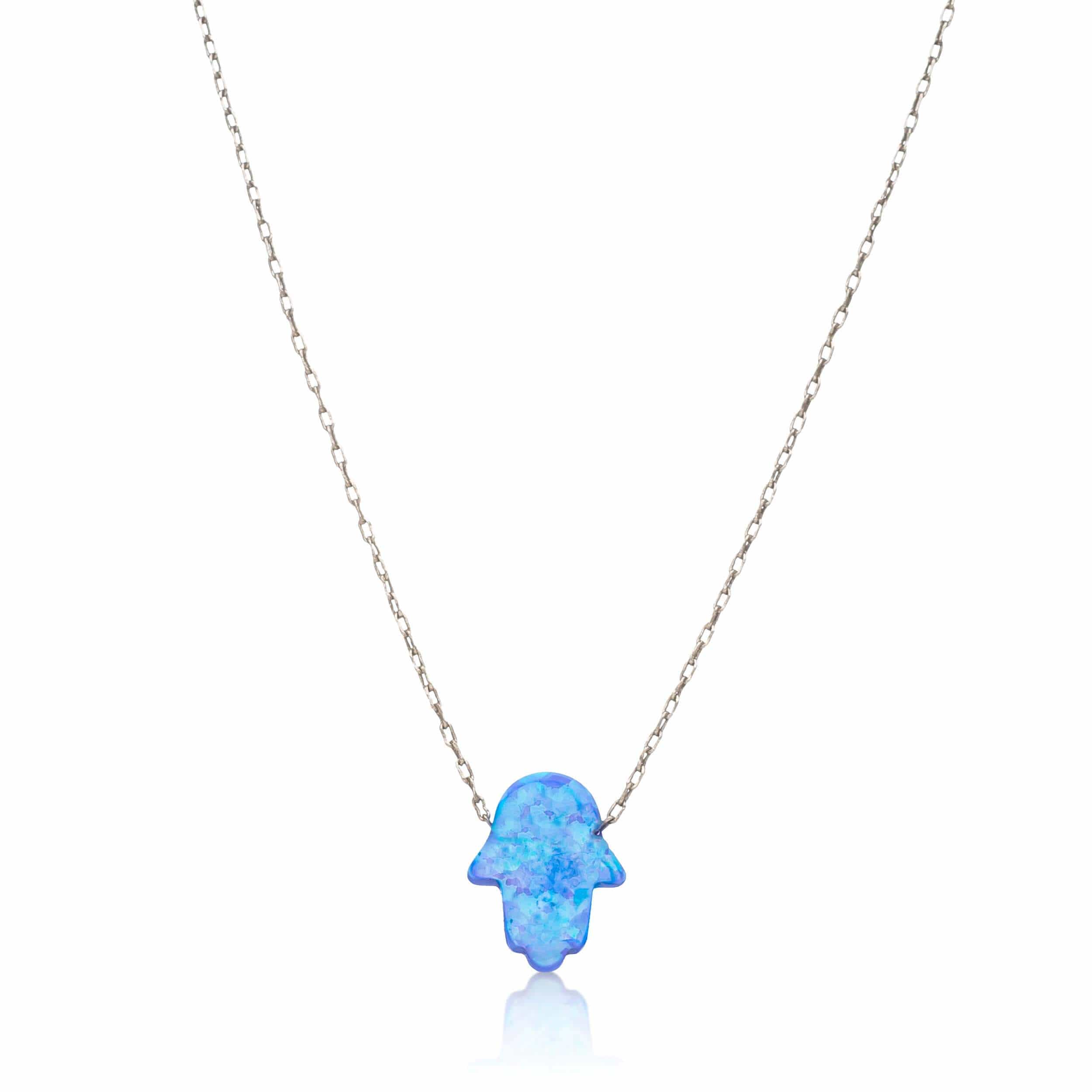 Blue Opal  Necklace