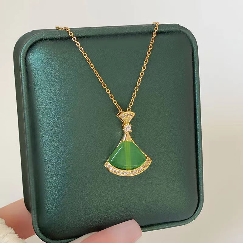 Geometric Titanium Steel 18K Gold Plated Necklaces